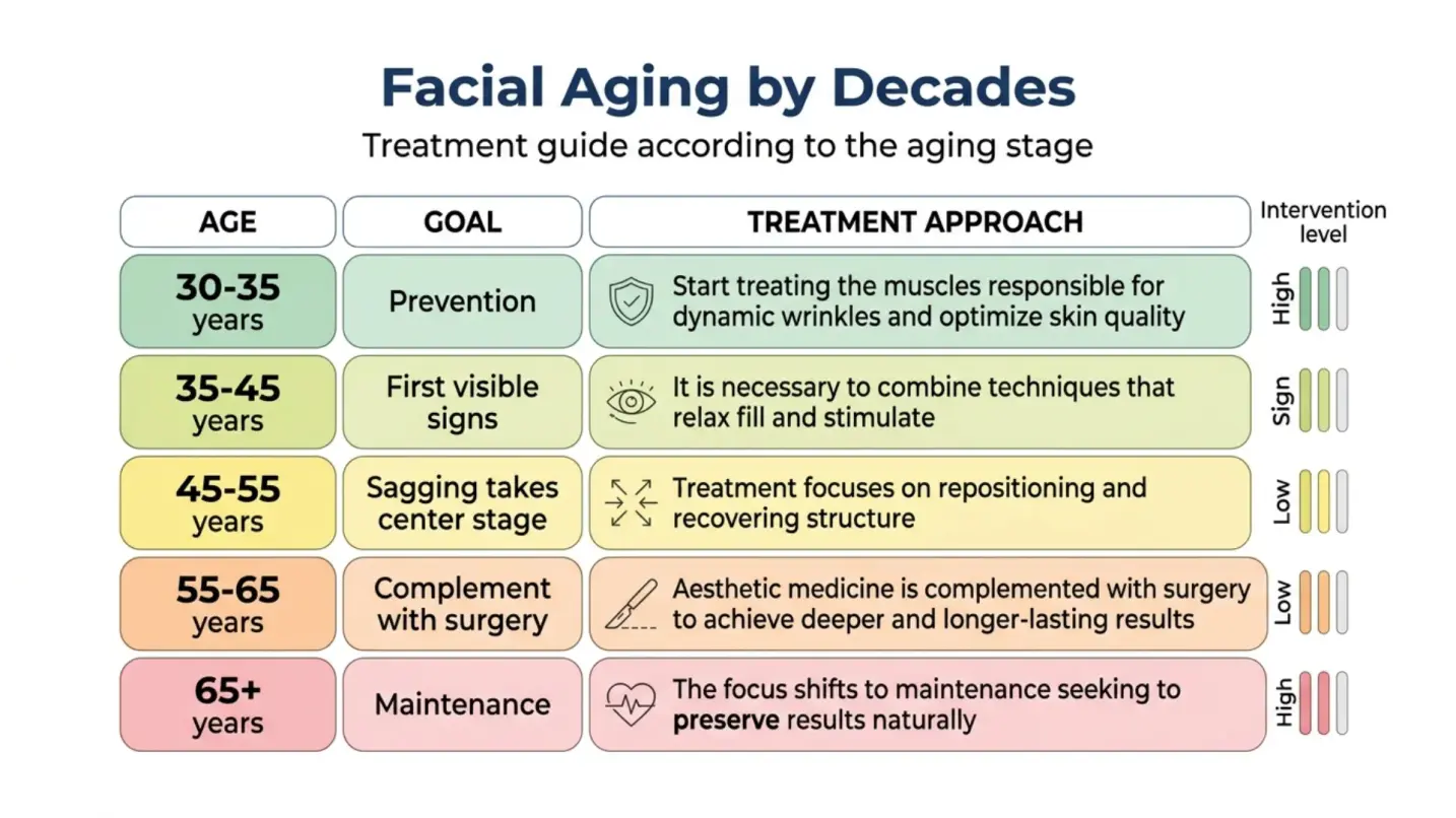 comparative facial aging