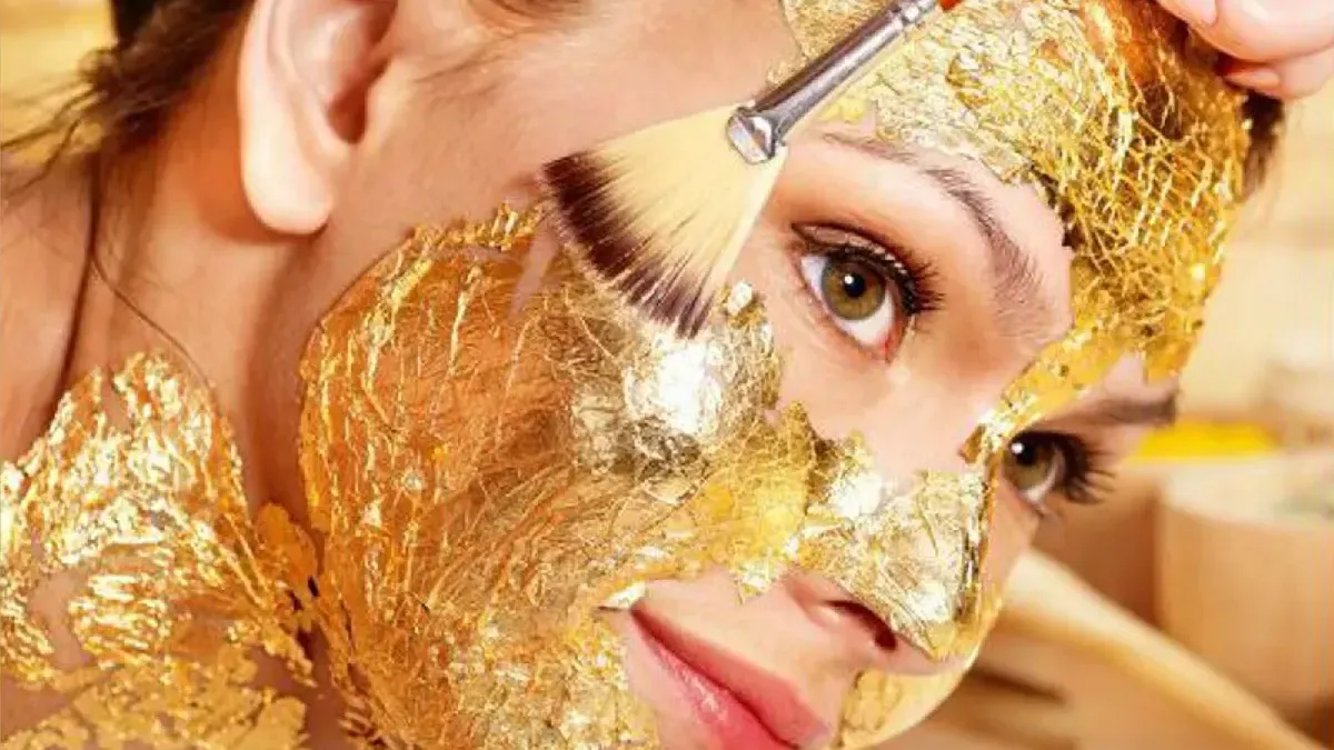 tratamiento facial con oro