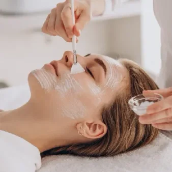 preparación de la piel