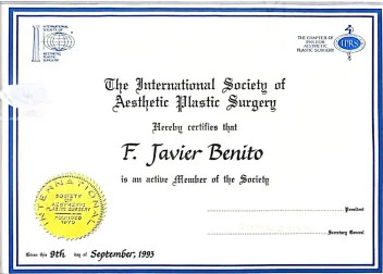 diploma Internacional plastic surgery