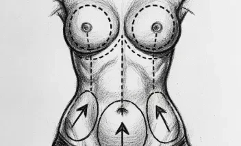 Explantación + mastopexia + lipofilling