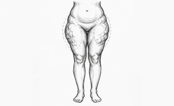 Lipedema tipo I (caderas y glúteos)