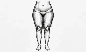 Lipedema tipo II (hasta las rodillas)