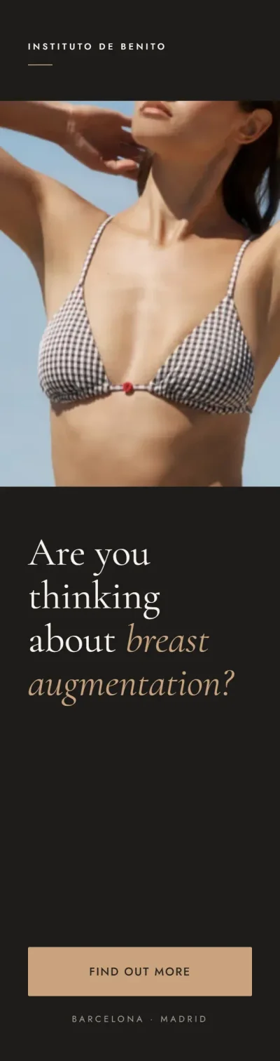 Breast augmentation at Instituto de Benito: find out more
