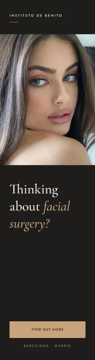 Facial surgery at Instituto de Benito: find out more