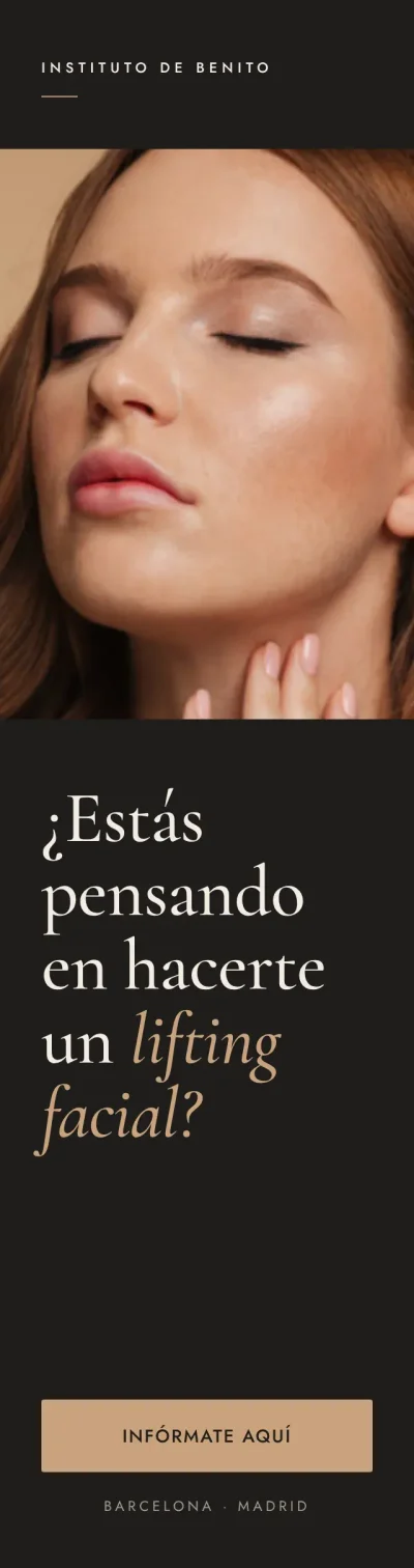 Lifting facial en Instituto de Benito: infórmate