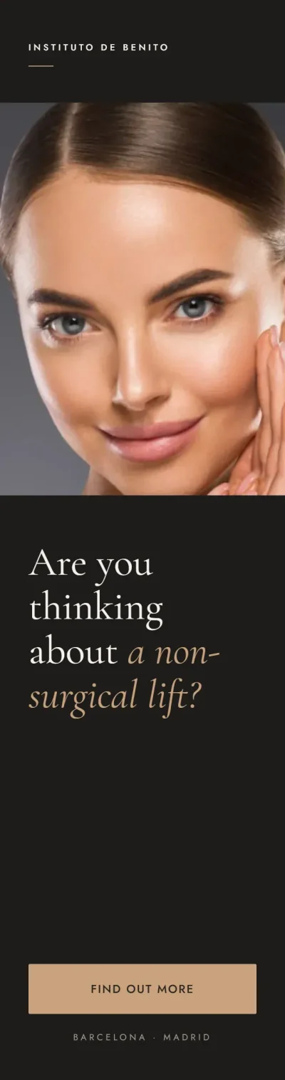 Ultherapy, non-surgical lifting, at Instituto de Benito: find out more