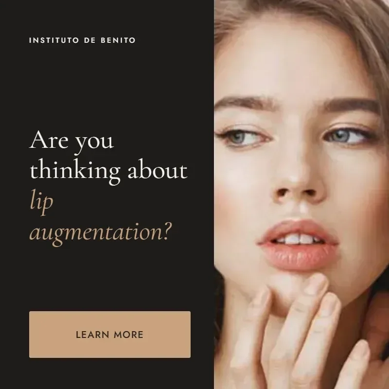Lip augmentation at Instituto de Benito: find out more