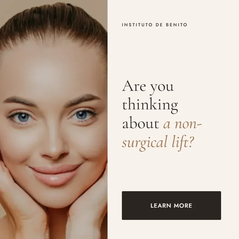 Ultherapy, non-surgical lifting, at Instituto de Benito: find out more